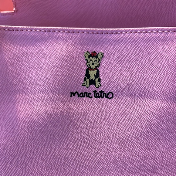 HEY YORKIE LOVERS!!! Checkout this 
Yorkie Tote Bag with Dangle, bubble gum pink - Picture 5 of 11